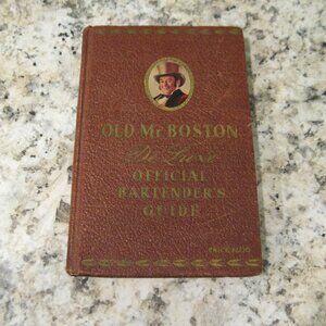 Vintage Old Mr. Boston Bartender Guide Book